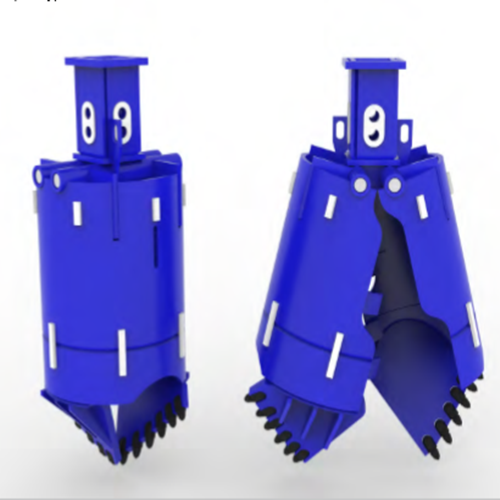 Clam Drilling Bucket