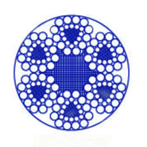 6VX21+7FC 6VX24+7FC Shaped Strand Wire Rope